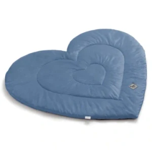 Vzdělávací hrací podložka Heart - světle modrá