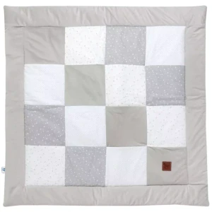 Hrací podložka PATCHWORK - šedá galaxy