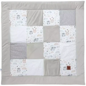 Hrací podložka PATCHWORK - šedá