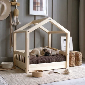 Pelíšek pro domácího mazlíčka COZY HOUSE - natural