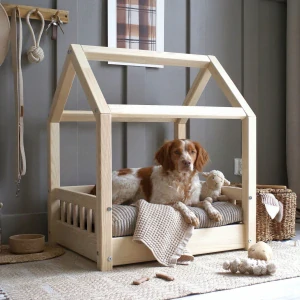 Pelíšek pro domácího mazlíčka FURRY HOUSE - natural
