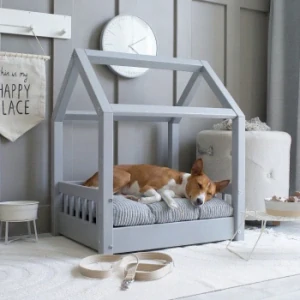 Pelíšek pro domácího mazlíčka FURRY HOUSE - šedá
