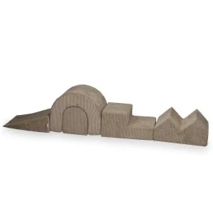 Pěnové domácí hřiště 5 ks Manžestr - toffee