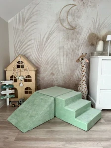 Pěnová hrací sestava 3 ks VELVET - zelená