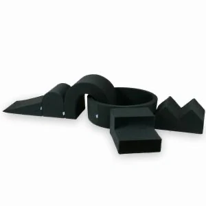 Pěnové domácí hřiště s bazénkem - graphit