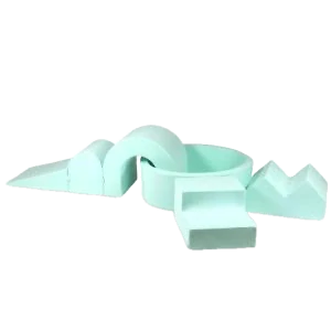 Pěnové domácí hřiště s bazénkem - mint