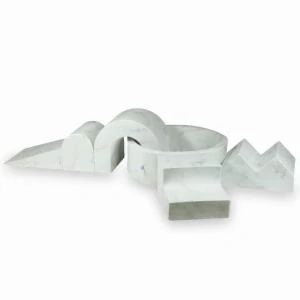 Pěnové domácí hřiště s bazénkem - mramor