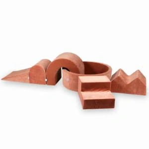 Pěnové domácí hřiště s bazénkem VELVET - oranžová