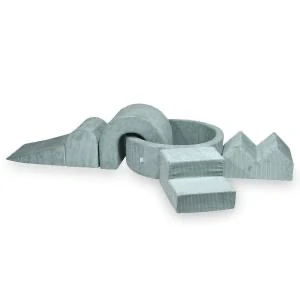 Pěnové domácí hřiště s bazénkem manžestr - mint