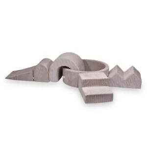 Pěnové domácí hřiště s bazénkem manžestr - růžová