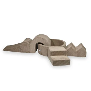 Pěnové domácí hřiště s bazénkem manžestr - toffee