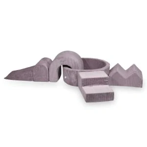 Pěnové domácí hřiště s bazénkem manžestr - levander