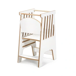 Montessori učící věž - lines, bilá