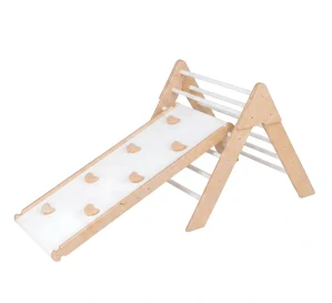 Pickler Triangle prolézačka se skluzavkou - bílá