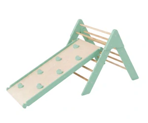 Pickler Triangle prolézačka se skluzavkou - zelená