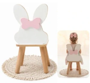 Dětská židle Bunny s mašlí