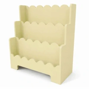 Dětská knihovna Montessori – 63 cm, žlutá