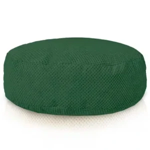 Dětský sedací taburet - samet, zelená