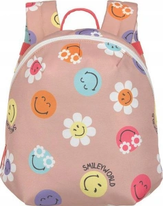 Mini batoh Lassig SmileyWorld - dusty pink