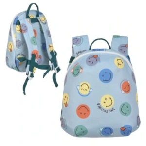 Mini batoh Lassig SmileyWorld - blue