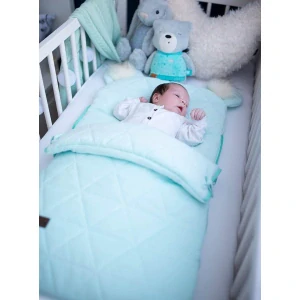 Kinder Hop Spací pytel 6v1 Dream Catcher Triangles Aquamarine - 80x45 cm