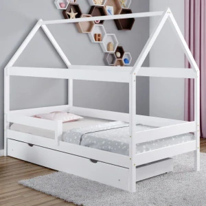 Dětská postel domeček NELA - bílá