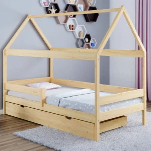 Dětská postel domeček NELA - přírodní