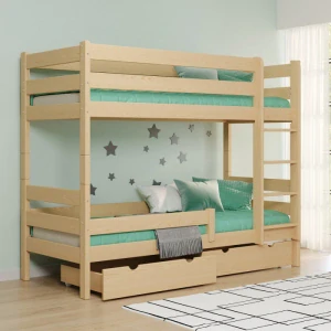 Dětská patrová postel GAGA LUX - přírodní