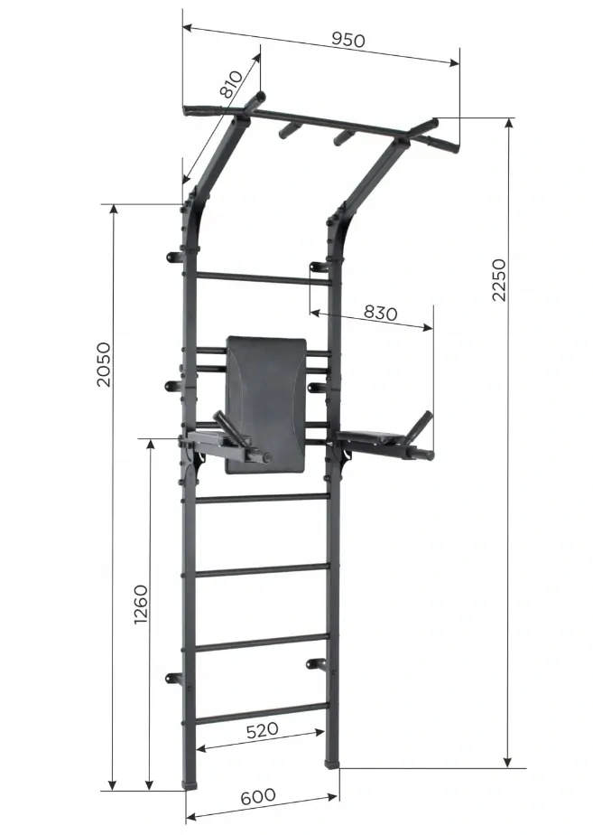 Gymnastické žebřiny Olimp