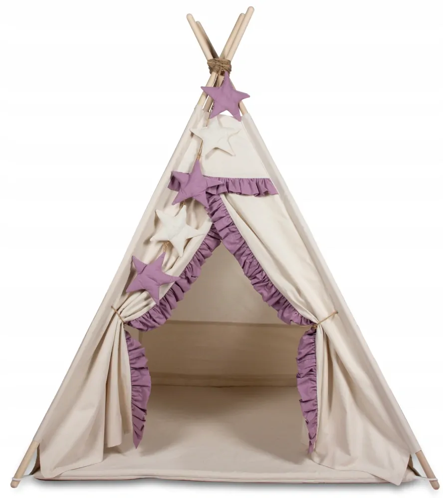 Stan teepee pro děti - růžová