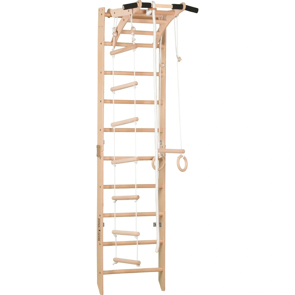 Dřevěné žebřiny pro děti i dospělé SPORT A - natural