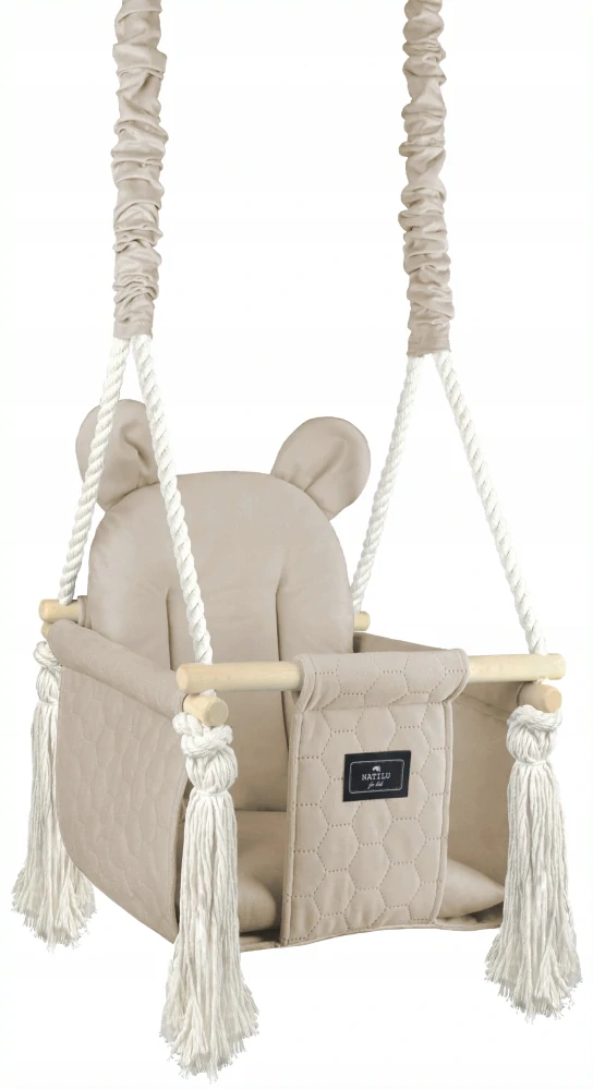 Dětská houpačka dětská BEAR - béžová