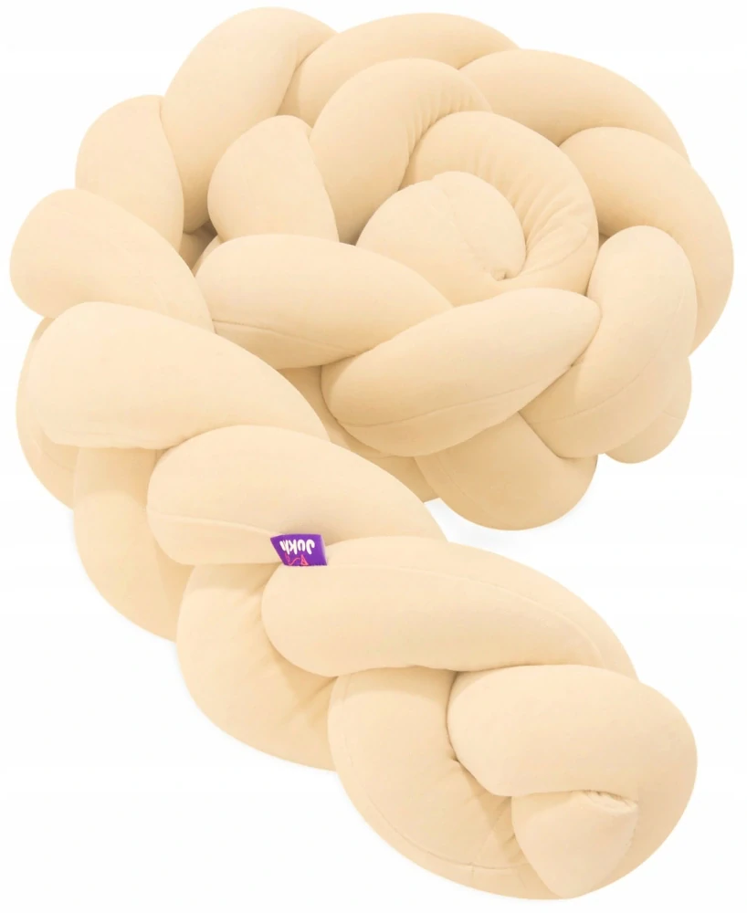 Mantinel pletený cop 2m - béžový