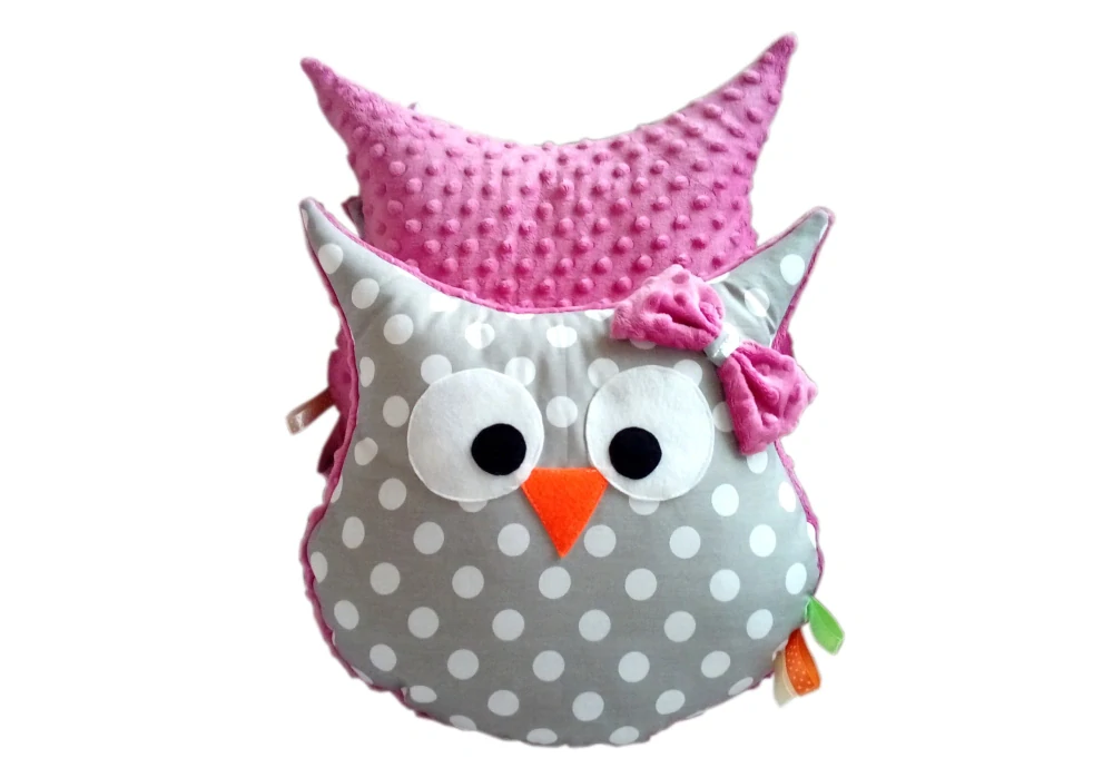 Ozdobný polštářek - sovička 