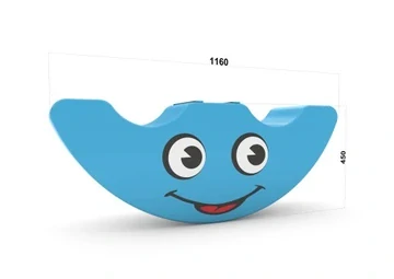 Pěnový rocker pro dva - smile blue