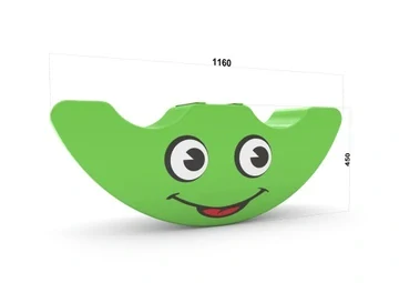 Pěnový rocker pro dva - smile green