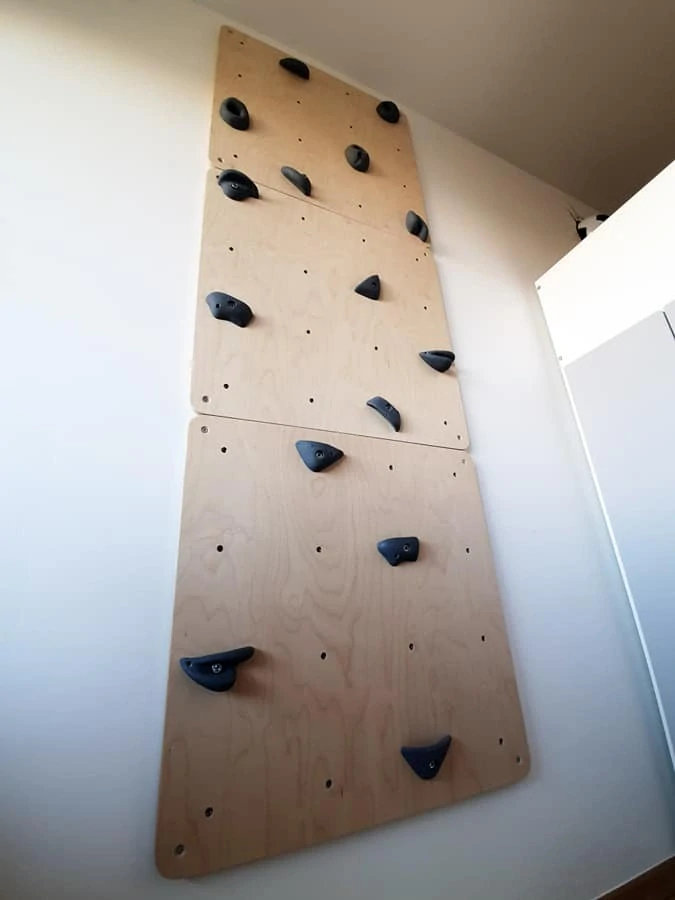 Domácí lezecká stěna pro děti - černá