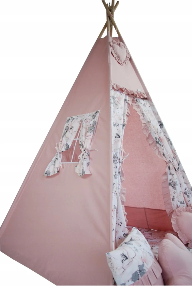 Stan teepee pro děti - růžová