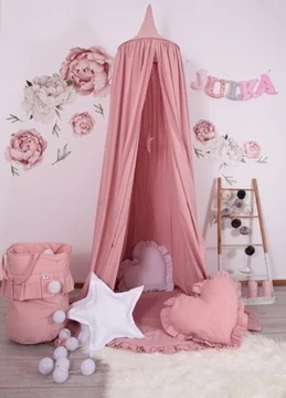 Baldachýn, nebesa nad postel - PINK