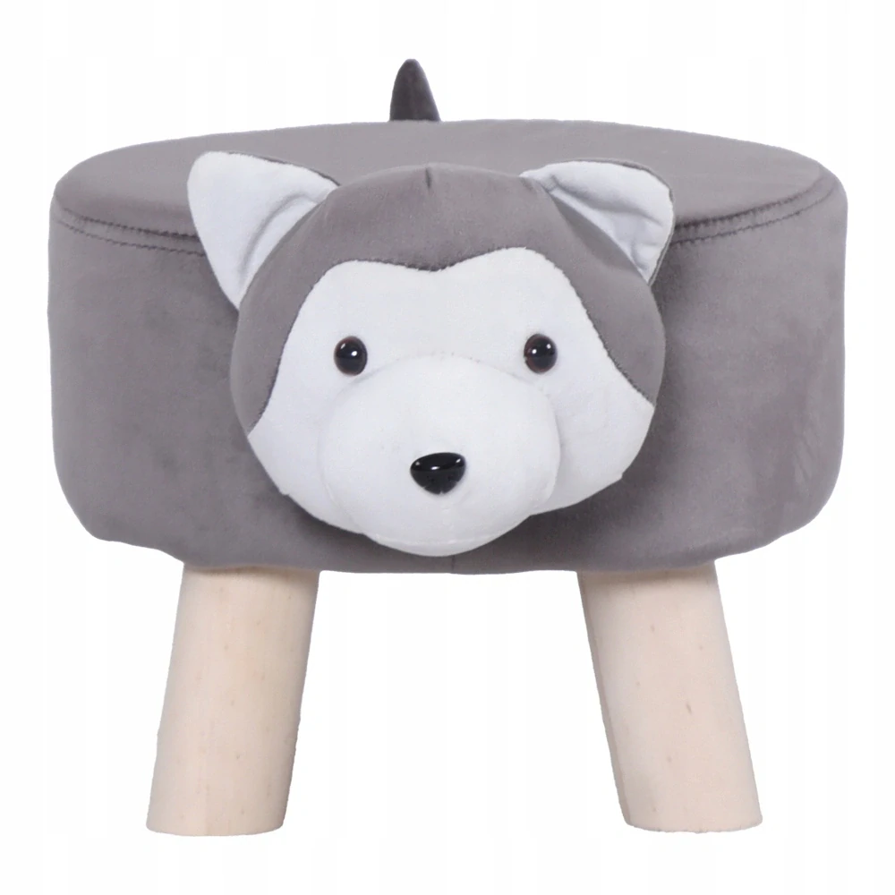 Dětský pouf ve tvaru zvířátka - vlk
