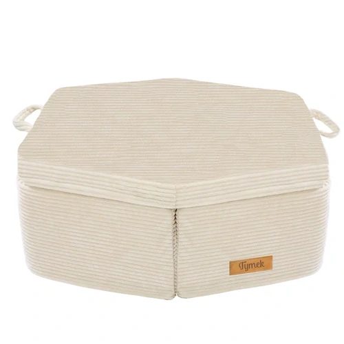 Dětská rozkládací pohovka - beránek, tmavě béžová