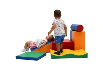Měkké, barevné pěnové bloky Soft Play Explore – mix barev