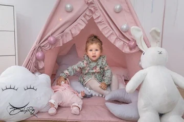 Stan pro děti týpí - tmavě modrá