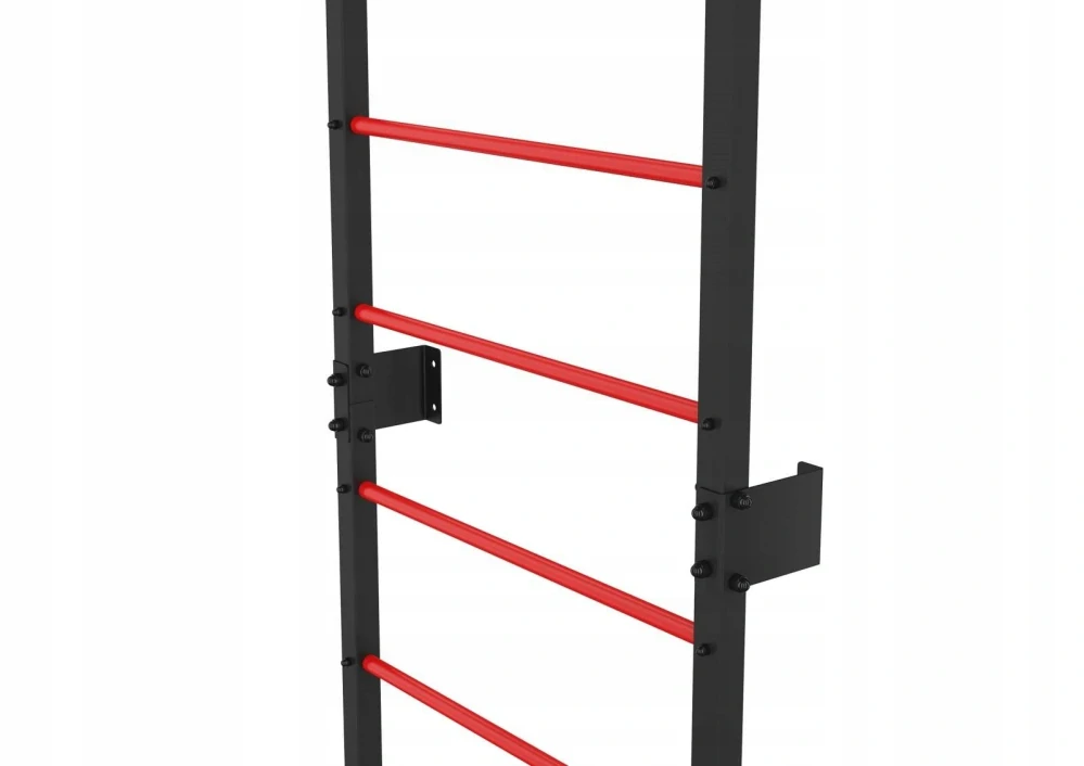 Kovový gymnastický žebřík UNDERFIT - černá