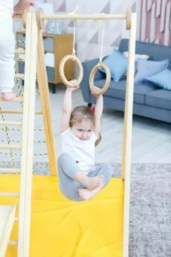 Dřevěné gymnastické kruhy pro děti