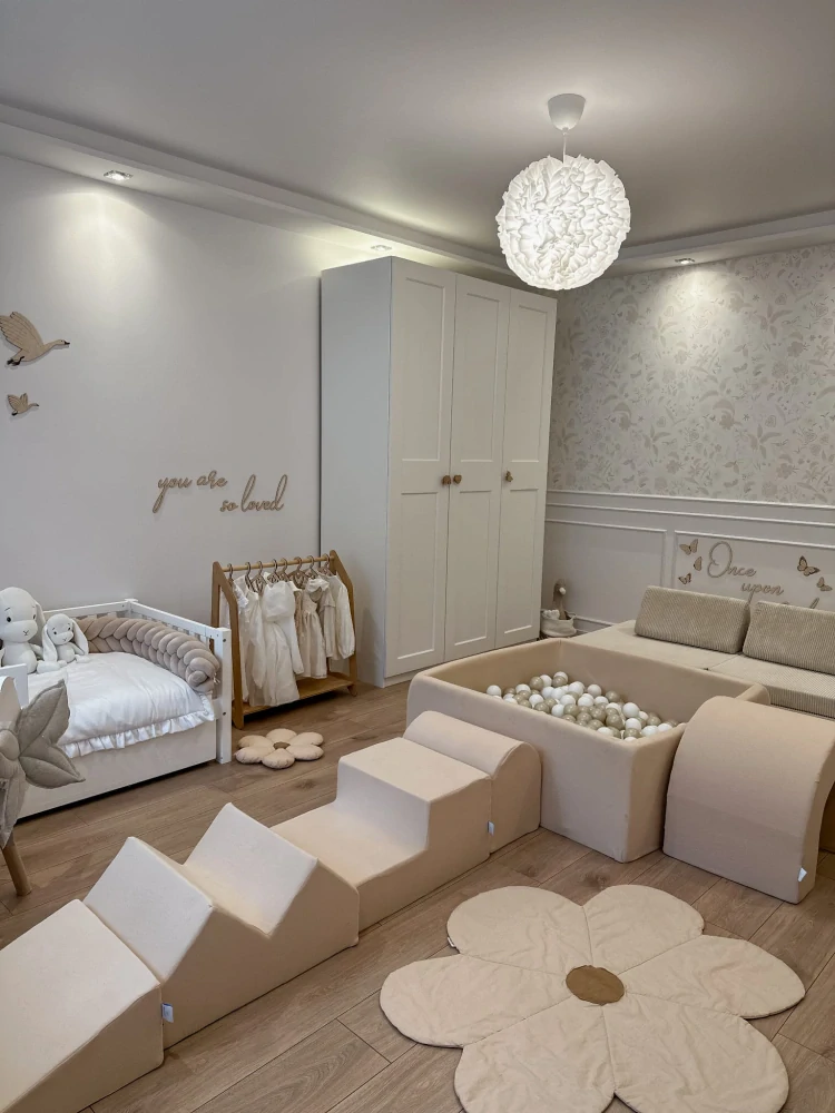 Pěnové domácí hřiště 5 ks - graphit