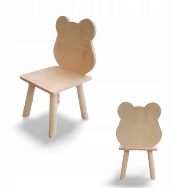Dětská židle Teddy - bílá