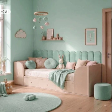 Čalouněné panely Magic Velvet - béžová