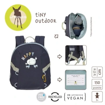 Mini batoh Lassig Tiny Outdoor Cloud - blue