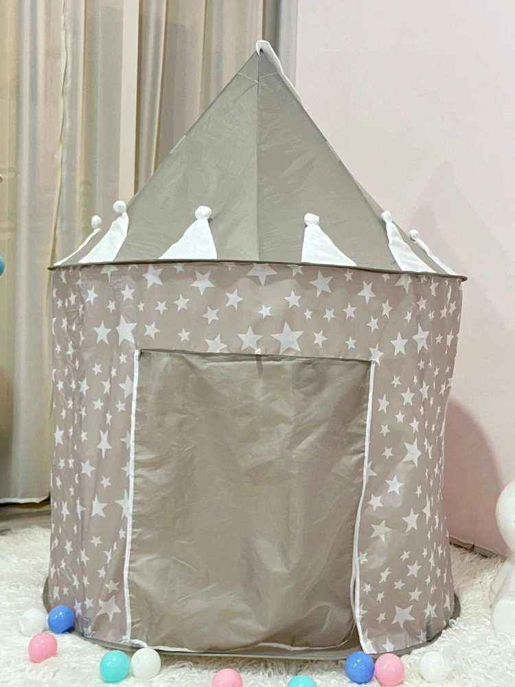 Dětský hrací stan Hrad – růžová